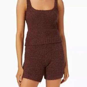 NWT Skims Cozy Short Set - Size S/M, Garnet Brown